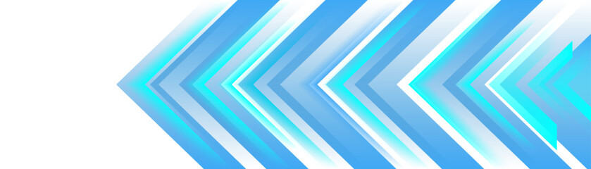 simple blue diagonal geometric shapes design abstract white banner background