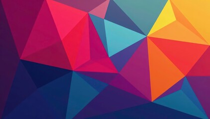 Obraz premium Geometric abstract shapes, colorful and modern, infinitely repeatable , seamless geometric, tile, modern abstract