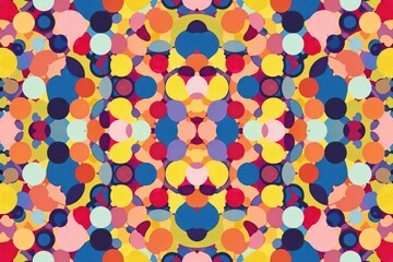 Interlocking circles create a seamless, minimalist pattern , background, texture