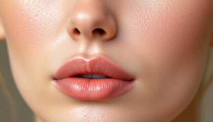 Generate a smooth skin texture showcasing soft gradients and a healthy glow for beauty applications.