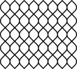 Fototapeta premium Seamless Geometric Lattice Pattern Design.