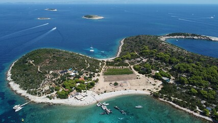 Endless blue in Blue Lagoon in Split, Croatia © Stamatis