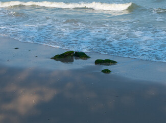 stones in the beach