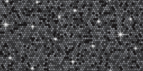 black background. hexagonal background. hexagonal background black