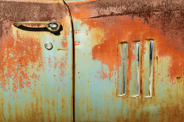 Rusty car door