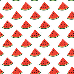 Watermelon pattern design vector illustration