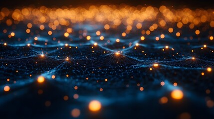 AI neural network processing business analytics seamless connection between data and decision making futuristic theme