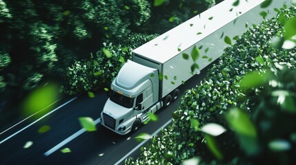 Eco-Truck Highway Delivery, Green