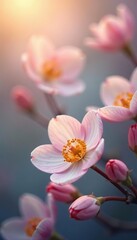 Fototapeta premium Soft, dreamy and ethereal de focused blur background, wallpaper, beauty