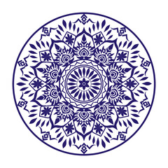 Mandala decorative round ornament. Can be used for greeting card, phone case print, etc. Hand drawn background