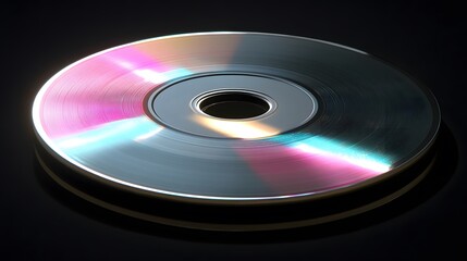 Reflective iridescent CD Rom Disc Data Storage