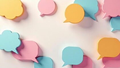 Seamless pastel speech bubble wallpaper pattern , home decor, digital paper