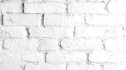 Fototapeta premium A close up view of a white painted brick wall