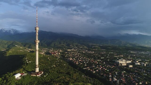 Almaty, Kazakhstan's largest metropolis, is set in the foothills of the Trans-Ili Alatau mountains. 