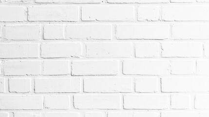 A close up image depicting a white brick wall surface