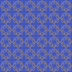 Abstract seamless geometric pattern. Regular tiled ornament of rounder squares overlaping. Geometric background for fabric, scarves, cards, scrapbooks, wrapping paper, textiles and stationery.