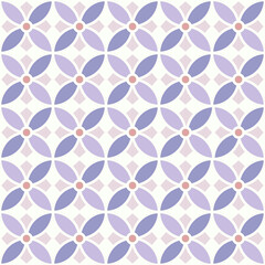 Multicoloured ellipse overlapping seamless pattern. Circle geometric overlapping line lattice. Design for textiles, cards, stationery, phone cases, paper gifts, wallpaper, and wrapping.