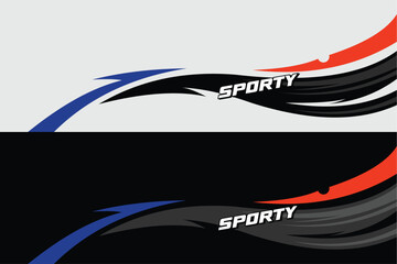car livery graphic vector. abstract grunge background design for vehicle vinyl wrap and car branding