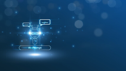 Humans interact with AI virtual assistant chatbots in the context of AI prompt engineering; generative AI is used in LLM AI deep learning to support jobs.  FaaS