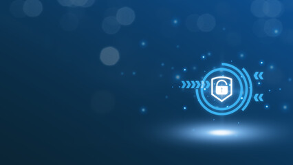 On a global networking connection, a padlock and shield are displayed alongside pictures of insurance firms, data security, network protection, internet fire barriers, and criminal cyber protection.