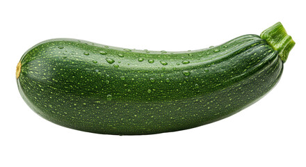 Isolated Green Zucchini