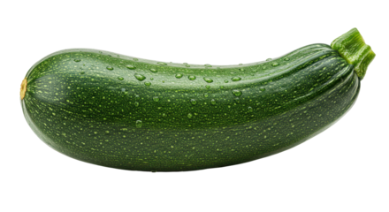 Isolated Green Zucchini