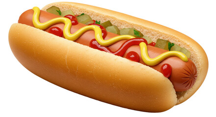 Isolated Hot Dog