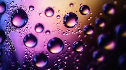 Captivating raindrops on glass urban environment abstract photography colorful reflections close-up view nature's art