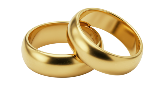 Isolated Wedding Rings