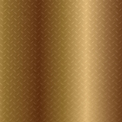 Gold Diamond Plate Gradient. A gol background featuring a diamond plate texture. The design has a metallic feel with a balance of light and dark gold shades, creating a rugged, industrial look. © abdy Abdilah48