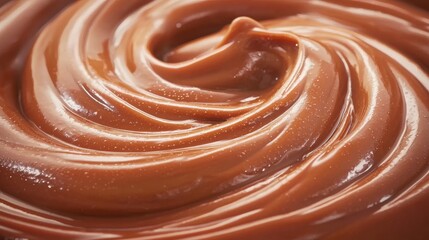 Swirling chocolate mixture kitchen food photography culinary environment close-up view dessert concept