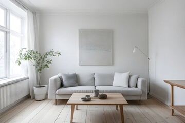 interior design minimalist living room 