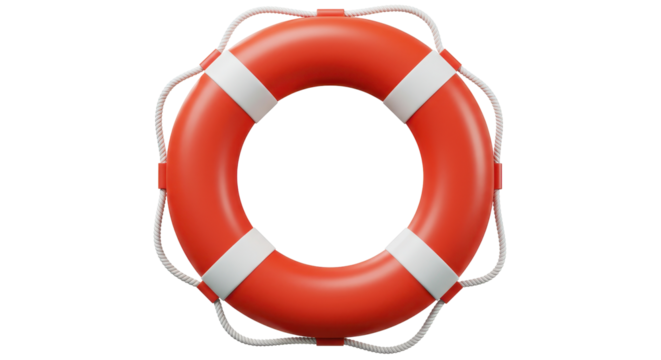 Isolated Lifebuoy