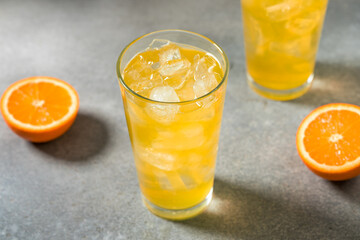 Sweet Bubbly Refreshing Orange Soda