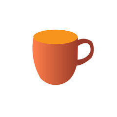Premium Vector | Broken yellow mug image