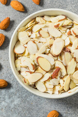 Raw Organic White Sliced Almonds