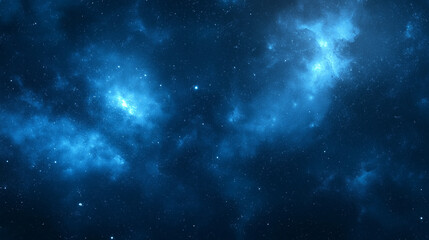 Fototapeta premium blue galaxy from in the space