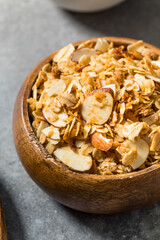 Homemade Organic Dry Almond Granola