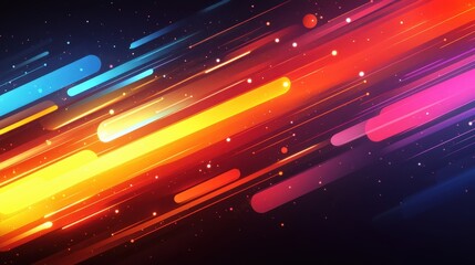 Obraz premium Colorful Abstract Motion Background with Dynamic Light Streaks