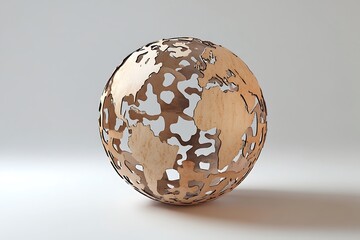 3d earth planet shape