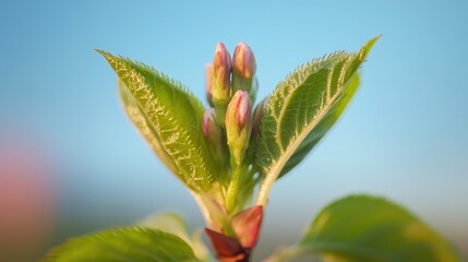 A highly detailed artistic capture of foliage, depicting horticultural splendor, fresh greenery, and nature&rsquo;s endless cycle of renewal.
