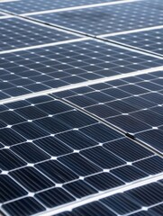 Solar panels is shown in a close up