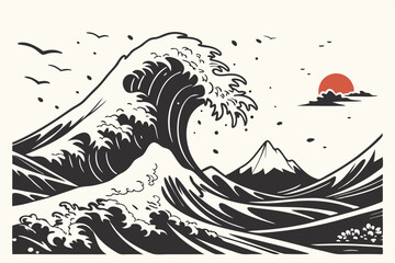 43 Abstract landscape, dark monochromatic brushstrokes, splattered ink, mountain peak, dramatic contrast, stormy atmosphere, dynamic composition, textured canvas, minimalist color palette, ethereal mi