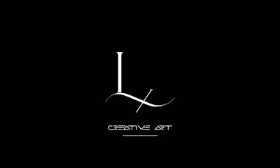 LX, XL, L, X abstract letters logo monogram