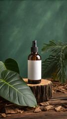 Fototapeta premium bottle of essential oil