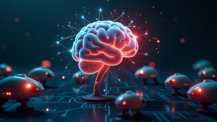 Fototapeta premium The AI Brain Trust: Powering Robotic Systems