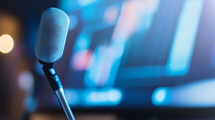 An AI powered speech recognition system, converting audio recordings into searchable text for legal documentation, Legal tech style