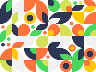 background , Abstract seamless pattern, minimal geometric background. pattern, plant, colorful