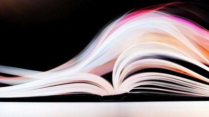 Open Book Pages  Abstract Design  Knowledge  Education  Reading