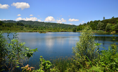 Gaga Lake in Fatsa, Ordu, Turkey.